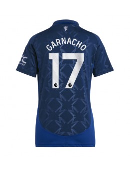 Manchester United Alejandro Garnacho #17 Zenski Gostujuci Dres 2024-25 Kratak Rukavima